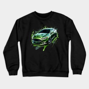 Green Ford Fusion Crewneck Sweatshirt